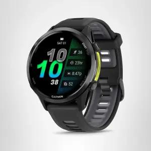Garmin Forerner 970 프리미엄 GPS 러닝 및 트라이애슬론 스마트워치 AMOLED 디스플레이 내장 LED