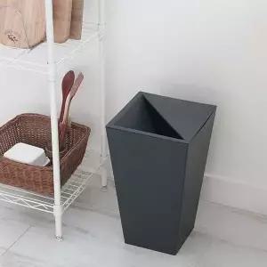 [하프클럽/셀러허브]모던 사각 이우 디자인 뚜껑 없는 휴지통 종량제 슬림