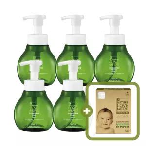 네이쳐러브메레 아기 핸드워시 용기형 280ml 3개 + 2개 [GIFT] 유아 위생면봉 80P 1개