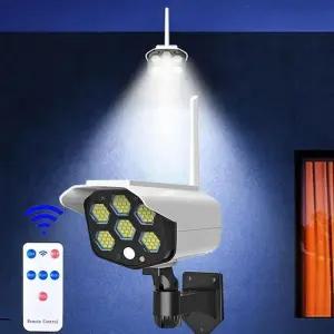 란우 84SMD LED 태양광 충전식 야외 벽등 복도등 실내