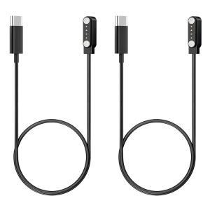 PLAUD 노트 AI 음성 녹음기용 KISSMART 마그네틱 충전기 교체 충전 케이블 USB-C 코드 (2피트 / 60CM) (2)
