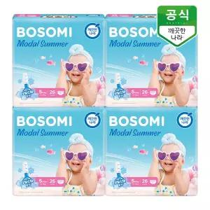 보솜이 모달썸머 팬티 기저귀 5단계(10-16kg) 특대형 26개입 x 4팩