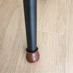 진갈색 의자다리커버 원형 XS 실리콘 보호캡 4P 1세트 소음방지