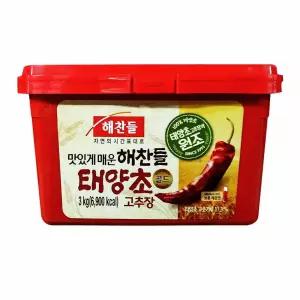 [가공식품센터(무)]CJ 해찬들 태양초 고추장 골드 3kg