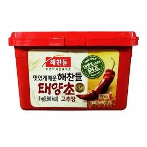 [가공식품센터(무)]CJ 해찬들 태양초 고추장 골드 3kg