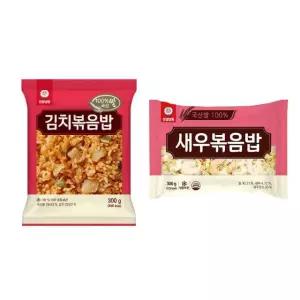 천일식품 볶음밥 300g x 10봉 (김치5봉+새우5봉)