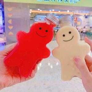 진저브레드 200 100개 밀크티병 공병 더치커피병 페트병 주스병 음료병 플라스틱병 더치병