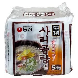 농심 사리곰탕면 봉지라면 110g 5개입 8팩 멀티팩