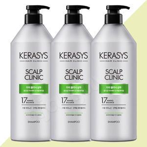 케라시스 두피클리닉 샴푸 980ml 3개