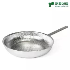 국산 무연마제스텐팬 통5중 스텐 프라이팬 인덕션겸용 무연마 28cm 클린