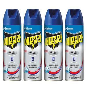 에프킬라 모기약 에어로졸 킨 500ml, 4개