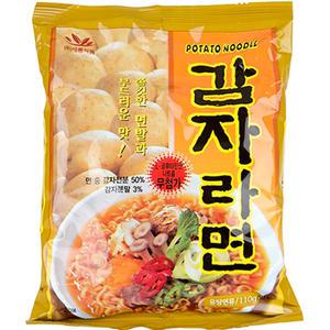 [새롬식품] 감자라면 (110gx20봉) 우리밀 쌀/채식/김치/짬뽕/해물맛라면