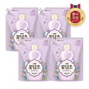 샤프란 꽃담초 라벤더 리필 1.6L 4개