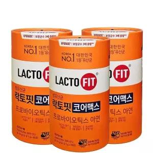 종근당건강 생유산균 락토핏 코어맥스(3통)