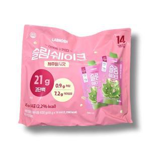 랩노쉬 슬림쉐이크 제주말차맛 45g x 14개