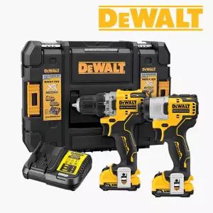 디월트 DCK2110D2T 충전콤보세트 12V 2.0Ah 배터리 2개 (임팩트드릴+충전드라이버)