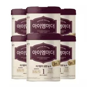 남양유업 초유성분 아이엠마더 1단계 0 6개월) 800g 6캔