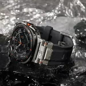 [밴들레틱] 갤럭시워치 울트라 2025 스트랩 R-Steel6 아웃도어 메탈 밴드 시계줄 47mm
