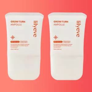 릴리이브 그로우턴 엑소좀 브러쉬 앰플 100ml 2개 탈모 두피에센스