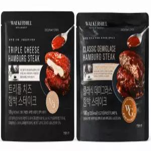워커힐 고메 함박 스테이크 180g 15개 (데미그라스 10 + 트리플치즈 5)