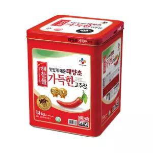 CJ 해찬들 태양초 가득한고추장 14kg