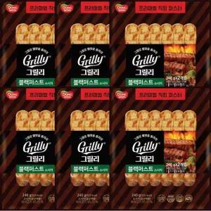 동원그릴리블랙퍼스트 소시지 240g x 6개 {QHJ}