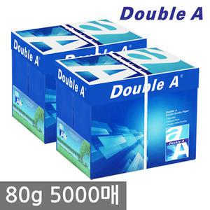 더블에이 A4 복사용지(A4용지) 80g 2500매 2BOX(5000매)