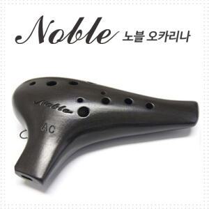 노블 오카리나 도자기 알토 C (블랙)