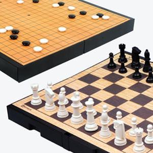 중형자석식바둑+체스세트(양면M250)/명인/장기사고력보드