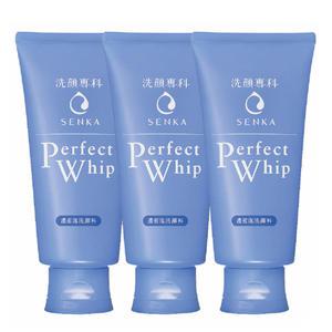센카 퍼펙트 휩 페이셜 워시 120g x 3 폼클렌징