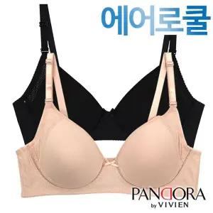 [하프클럽/비비안]75A~90B/에어로쿨 풀컵무빙몰드 브라1종(PBR7100)
