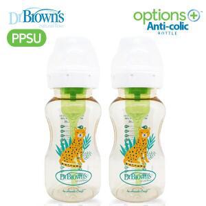 [닥터브라운] 와이드넥 옵션스플러스 PPSU젖병 270ml(2P)
