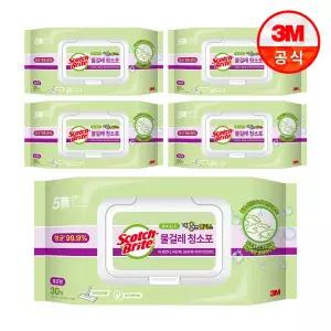 3M 표준형 올뉴 베이직 더블액션 물걸레 청소포 30매 5개