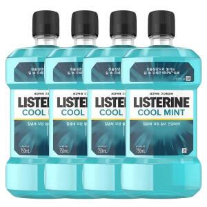 리스테린 쿨민트향 구강청정제 가글 750ml X 4개