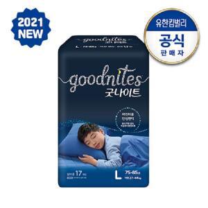 NEW 신형 굿나이트 안심팬티 대형 남아 17P x 1팩