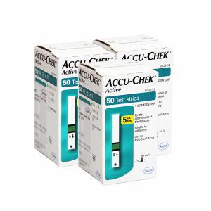 Roche 로슈 아큐첵 Accu-Chek 액티브 Active 혈당시험지 혈당측정검사지 150매 - 27년 08월