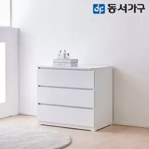 [동서가구]라라 속 깊은 광폭 800 3단 서랍장 DF645760