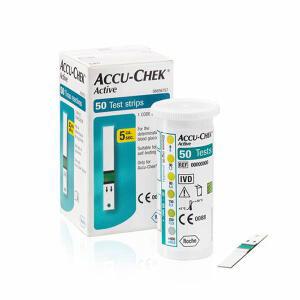 아큐첵 액티브 Accu-Chek Active 혈당시험지 혈당측정검사지 50매 - 27년 08월