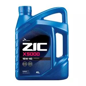SK 디젤자동차엔진오일 합성유 ZIC X5000 15W/40 4L