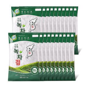 지도표 성경김 녹차김 전장 30g 20봉 u