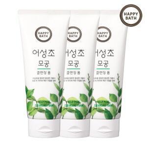 [해피바스] 어성초 모공 클렌징폼 200G 3개