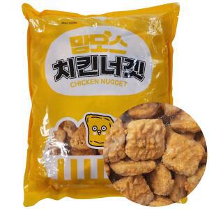 맘모스식품 치킨너겟 2kg 순살 너겟 간식 튀김