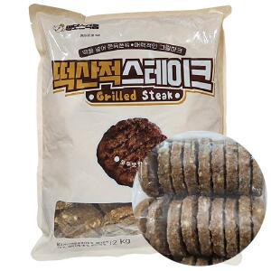 떡산적스테이크 2kg 60g x 33~34개입 맘모스식품