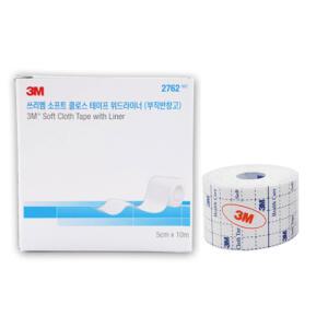 3M 소프트 클로스 부직반창고 픽싱롤 2762(5cmX10m)