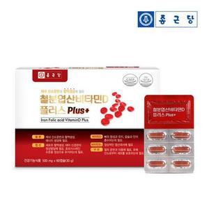 종근당 철분 엽산 비타민D 플러스 1박스