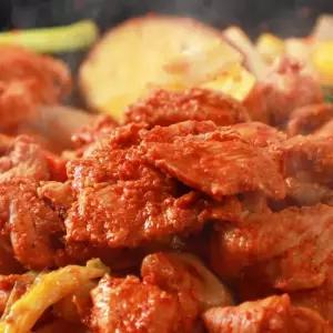 [봄내푸드]국내산 닭으로 만든 순살 춘천닭갈비 500 x 4팩 (총2kg)
