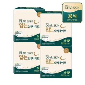 디어스킨 입는 오버나이트 중대형 4P x 4팩