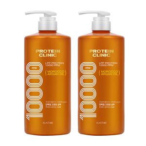 엘라스틴 프로틴클리닉 단백질 고영양샴푸 1000ml 2개
