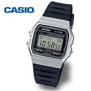 [카시오]CASIO 카시오 스퀘어 빈티지 방수 전자 스포츠 군인시계 F-91WM-7A