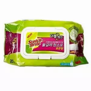 3M 더블액션 물걸레 청소포 일회용 걸레 표준형 20매